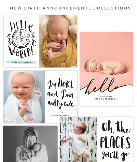 NEW Birth announcement collections