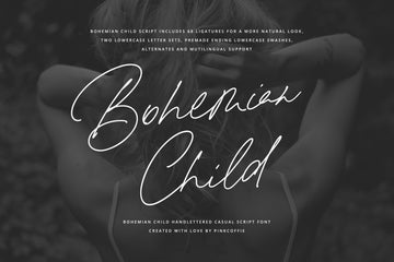 Bohemian Child | Handwritten Script