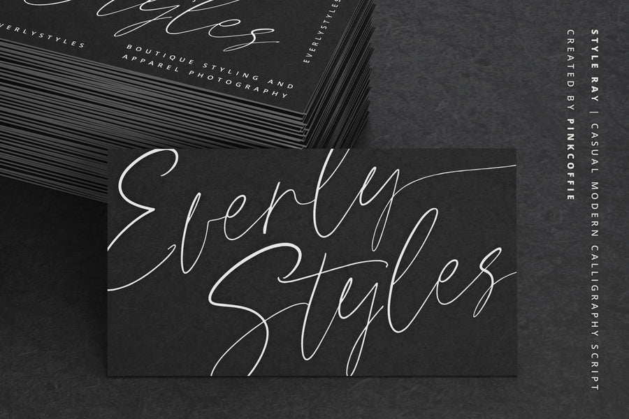 Style Ray | Casual Chic Script Font