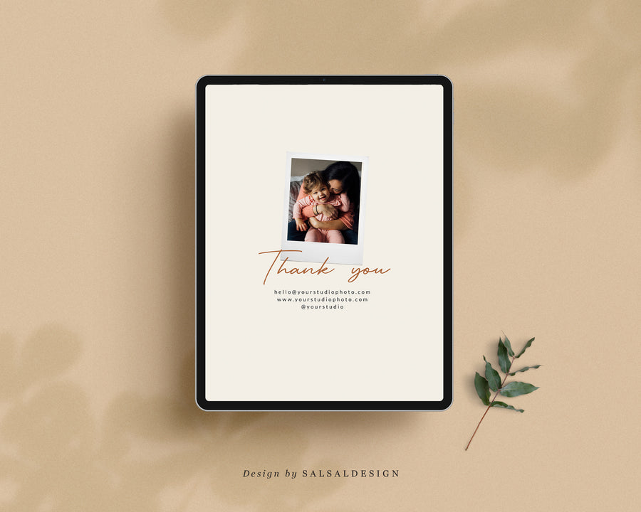 CANVA Family & Newborn Photography style Guide magazine Template, Pre-written Newborn Welcome Guide Template, PSD Photoshop price list CANVA - MG036