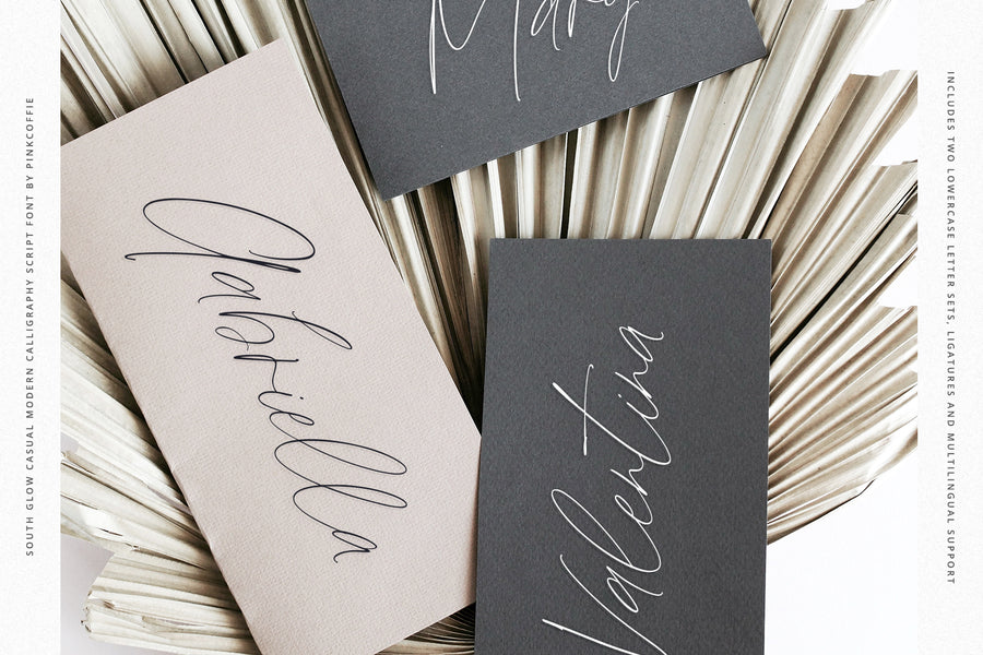 South Glow | Casual Chic Calligraphy