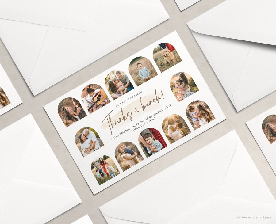 Photography Year in Review Card Template for Canva - SLM74