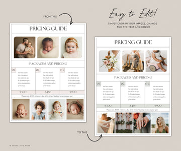 Photography Price Guide for Canva - SLM70