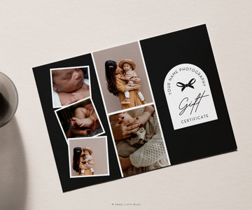 Photographer Gift Certificate Canva Template - SLM56