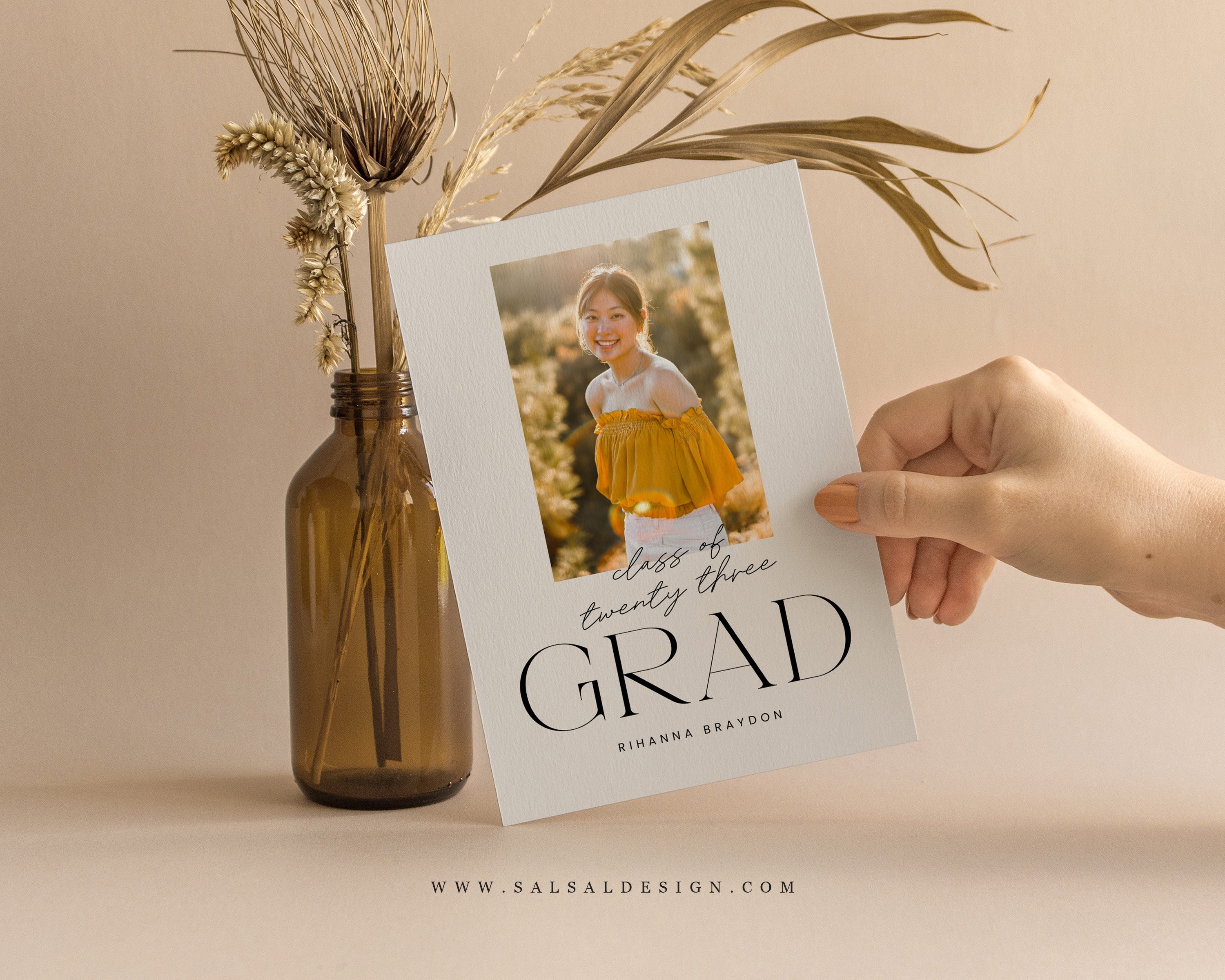 Graduation Announcement (5x7) Card - G398 Birdesign Graduation Announcement (5x7) Card - G398 Birdesign