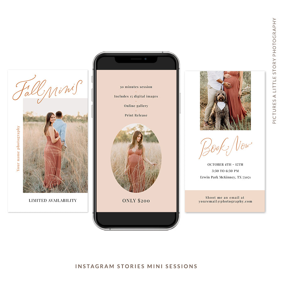 Instagram Stories Mini Sessions Holidays | Love Fall – Birdesign