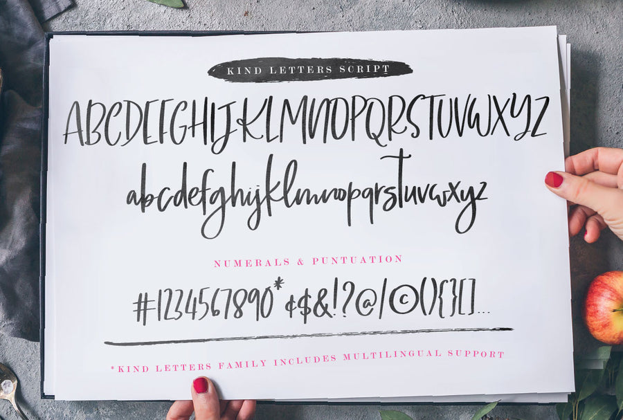 Kind Letters Font Duo