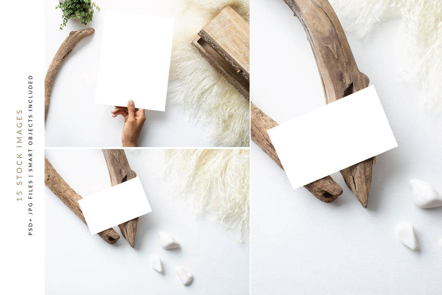 The Rustic Mockups Collection | 15 Stock Images