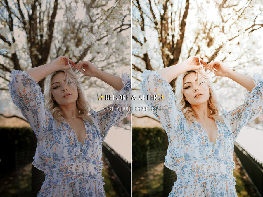 BRIGHT & AIRY Clean Natural Portrait Lightroom Presets