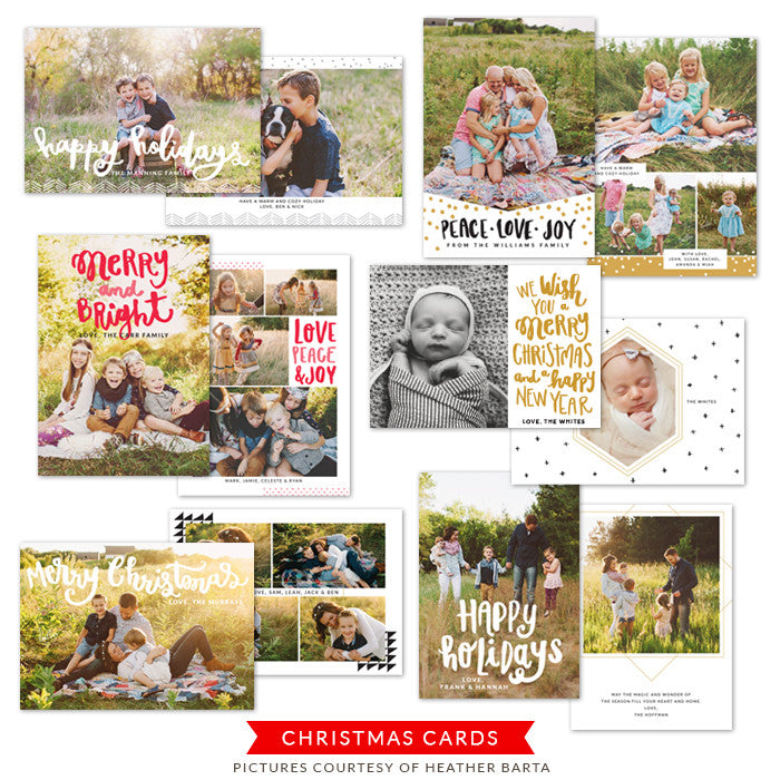 Christmas Photocards Bundle | Christmas Wish