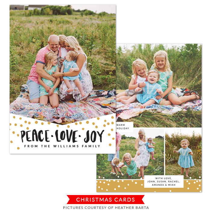 Christmas Photocard Template | December Delights