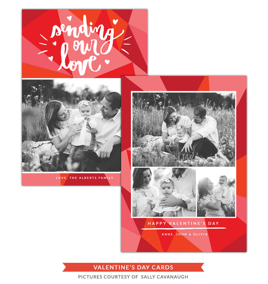 Valentine Photocard Template | Sending love