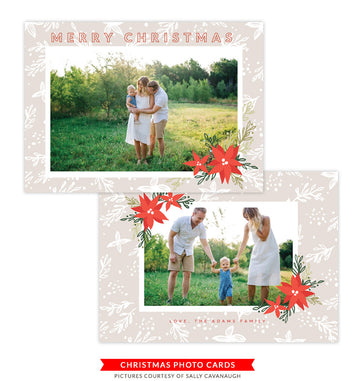 Christmas Photocard Template | Faith & Hope