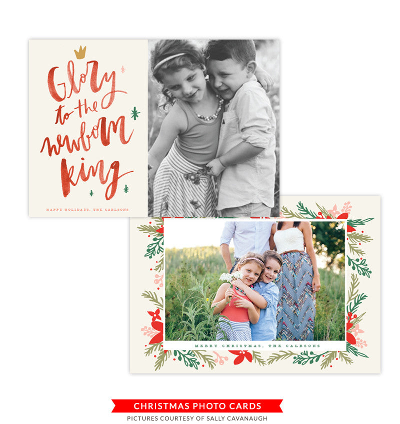 Christmas Photocard Template | Glory