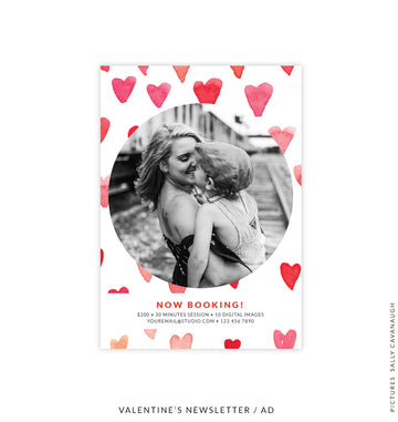 Valentine's Photography Marketing Board | Mini Hearts