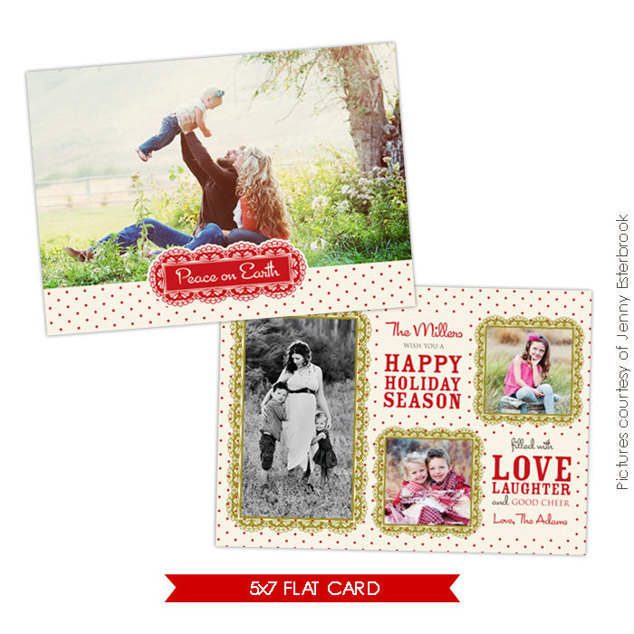 Holiday Photocard Template | Love together