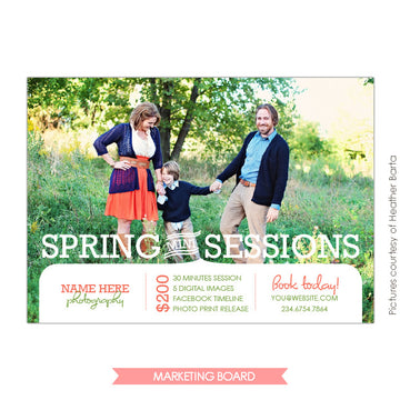 Photography Marketing board | Fresh spring