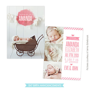 Birth Announcement | Princess Amanda