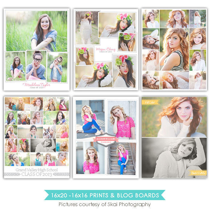 16x20 and 16x16 collages & blog boards bundle | Photoblogger