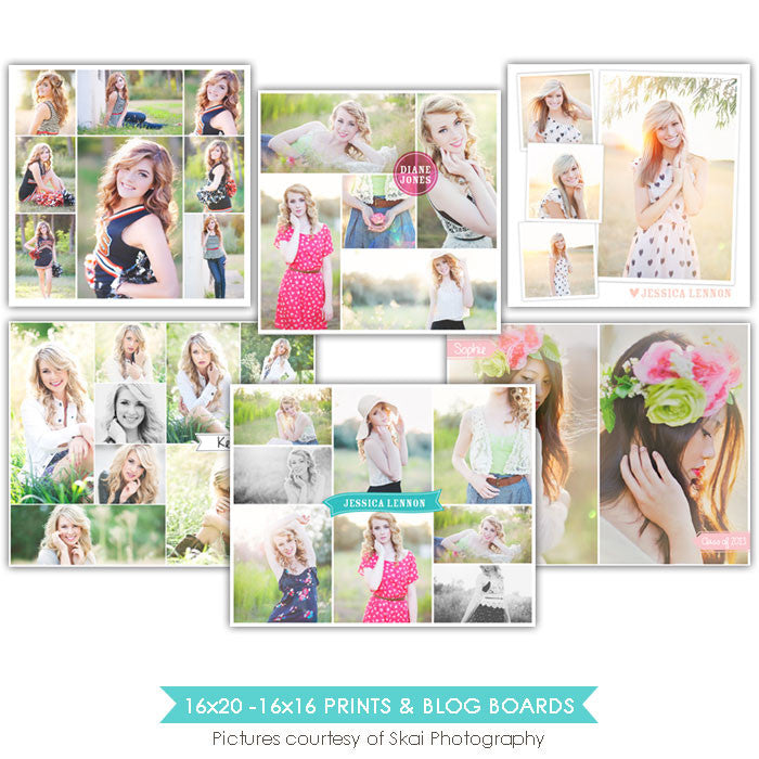 16x20 and 16x16 collages & blog boards bundle | Photoblogger
