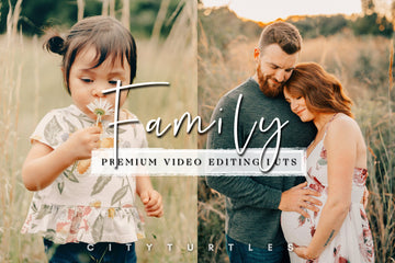 Natural FAMILY Documentary Video Editing LUTs