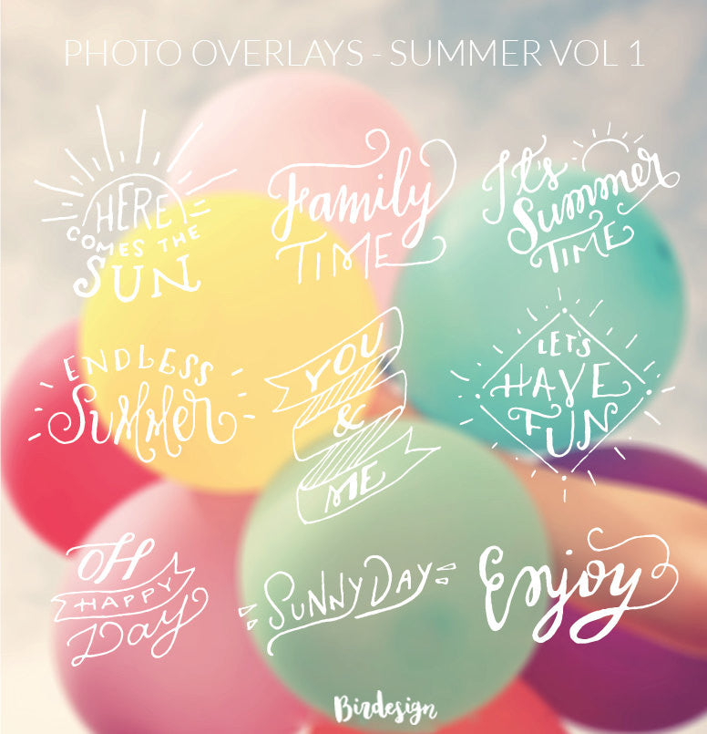 Photo Overlays | Summer Vol. 1