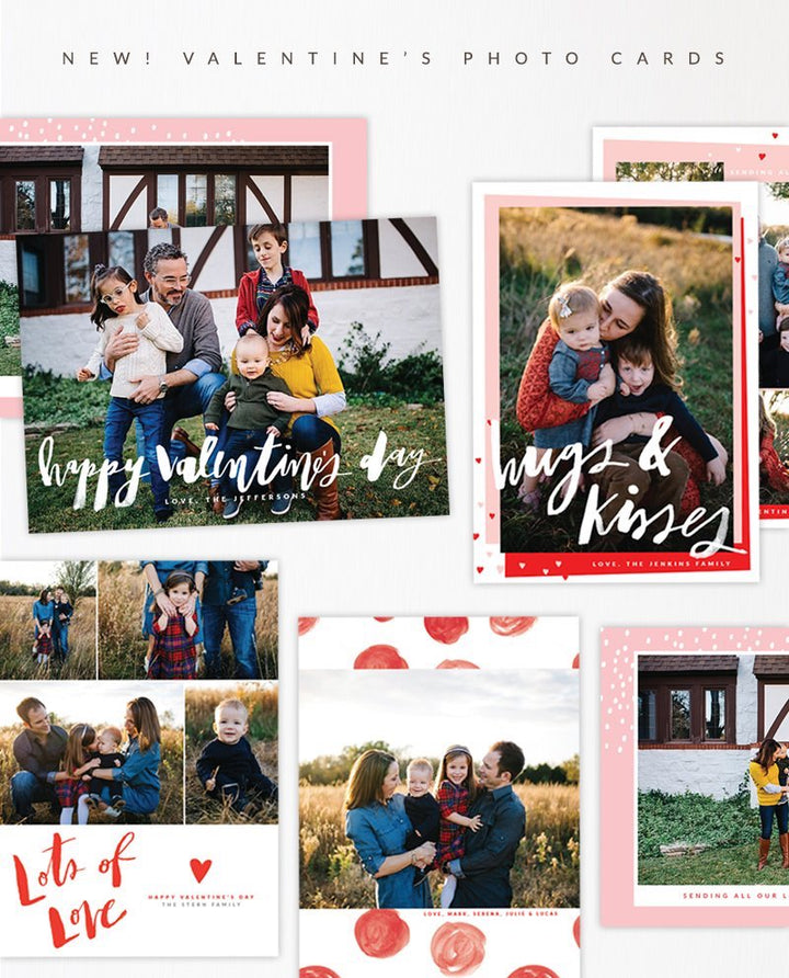 NEW! Valentine's Day Photo cards