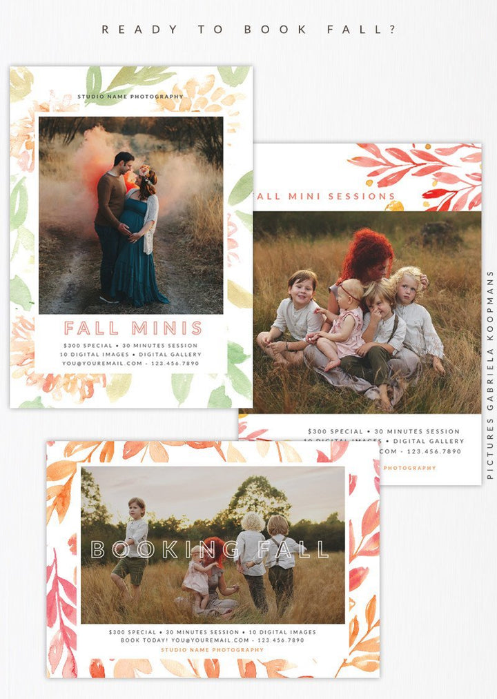 New templates to book your Fall season!