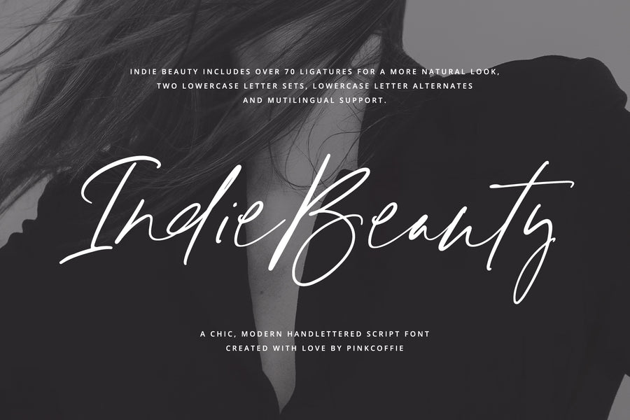 Indie Beauty Chic Handlettered Font