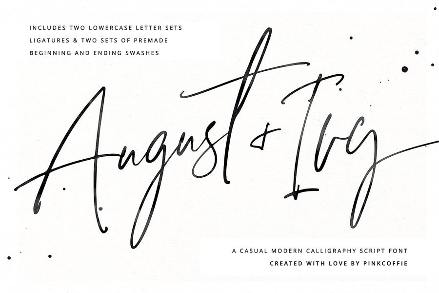 August + Ivy | Modern Chic Script