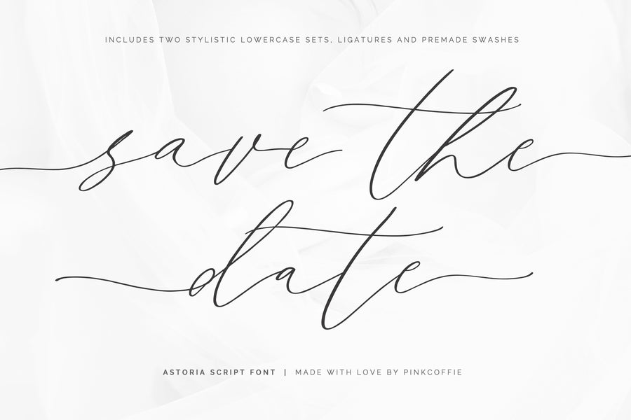 Astoria | Modern Calligraphy Script + 6 Logos
