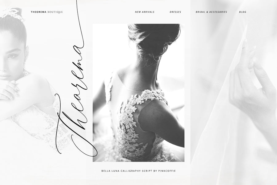 Bella Luna | Feminine Script Font