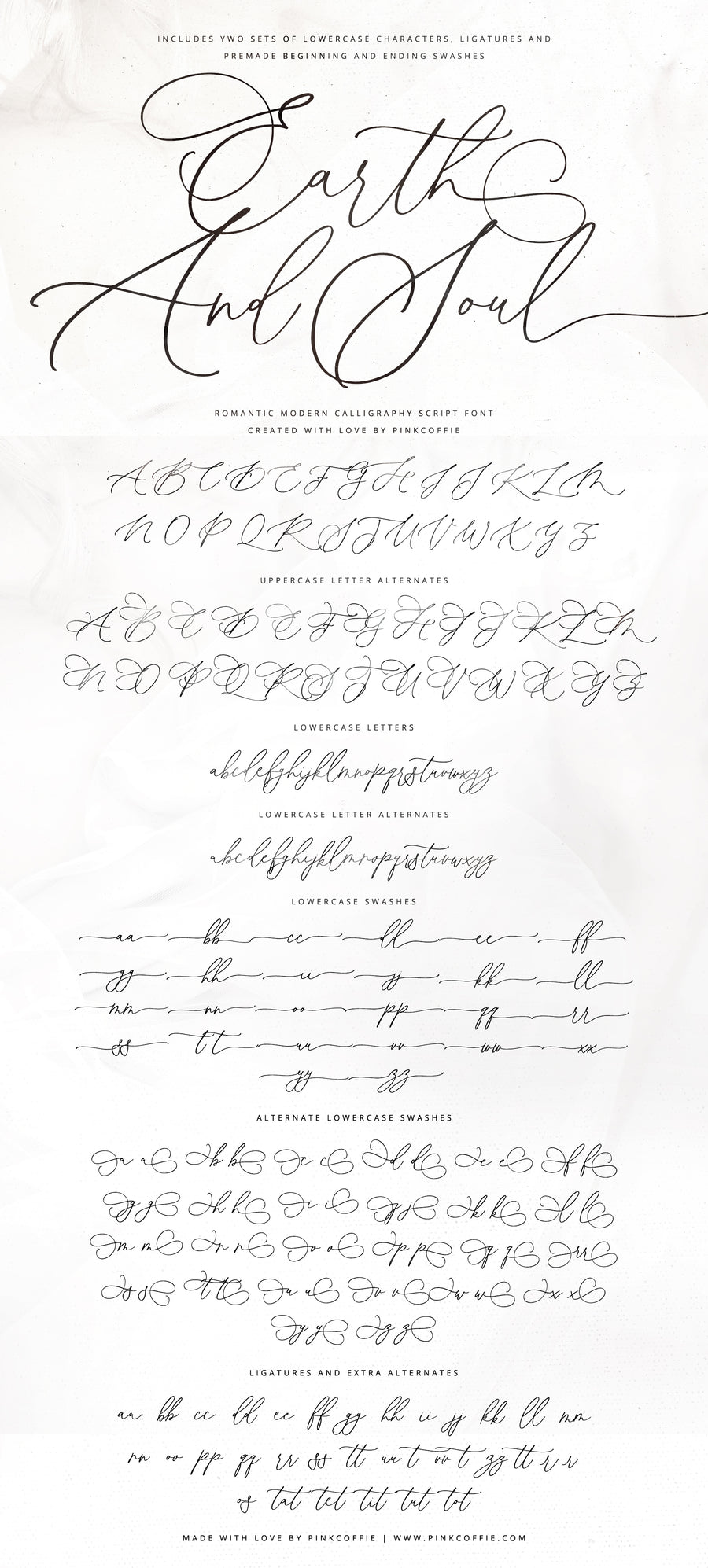 Earth And Soul | Elegant Script Font