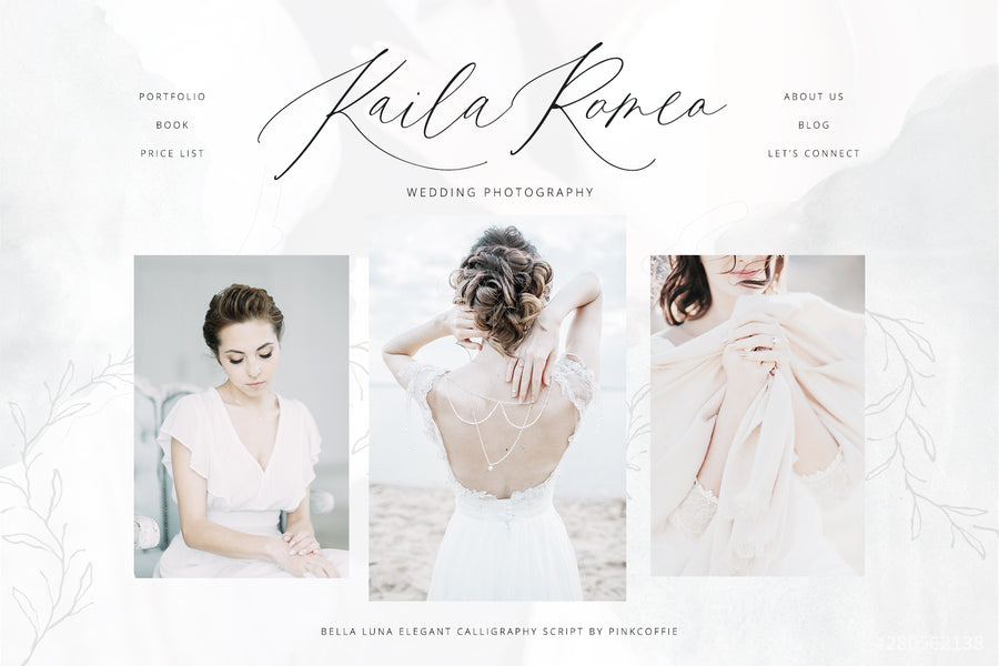 Bella Luna | Feminine Script Font