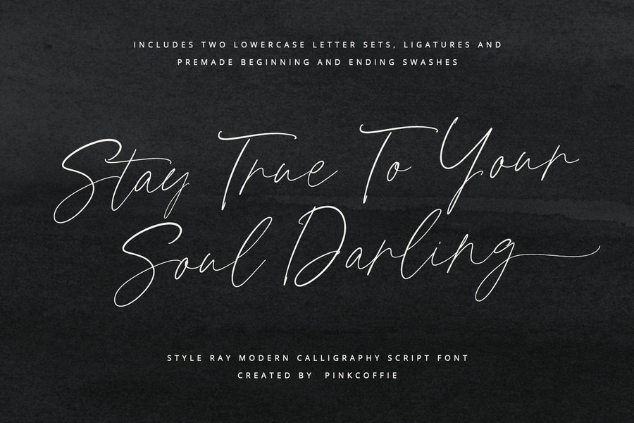 Style Ray | Casual Chic Script Font