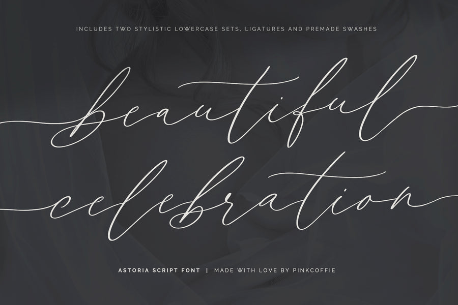 Astoria | Modern Calligraphy Script + 6 Logos