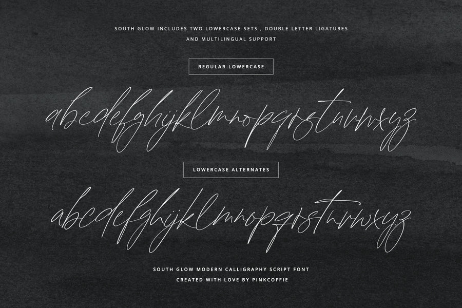 South Glow | Casual Chic Calligraphy