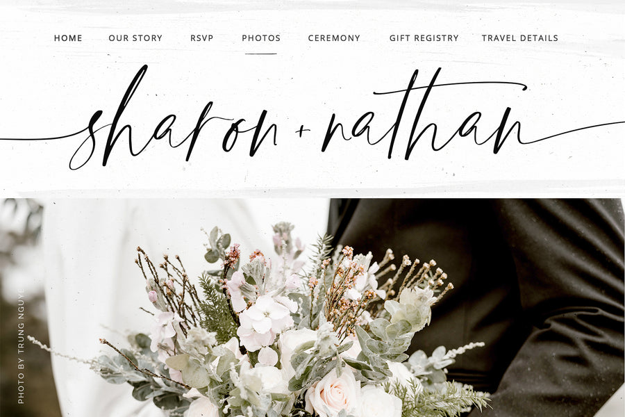 Wild Peonies | Stylish Modern Font