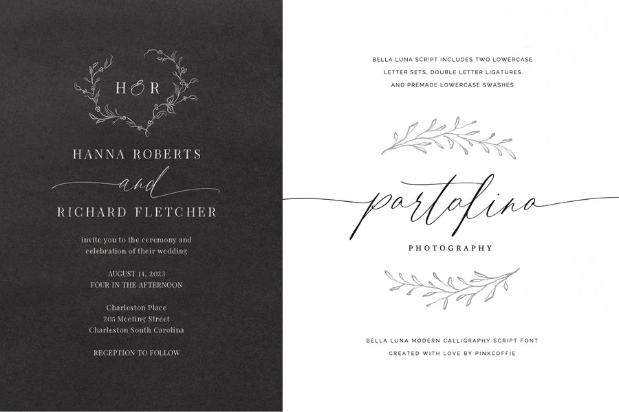 Bella Luna | Feminine Script Font