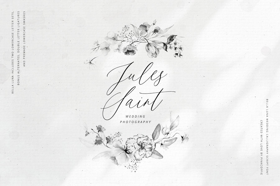 Bella Luna | Feminine Script Font