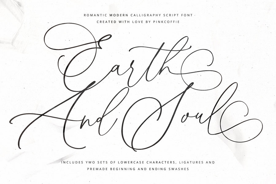 Earth And Soul | Elegant Script Font