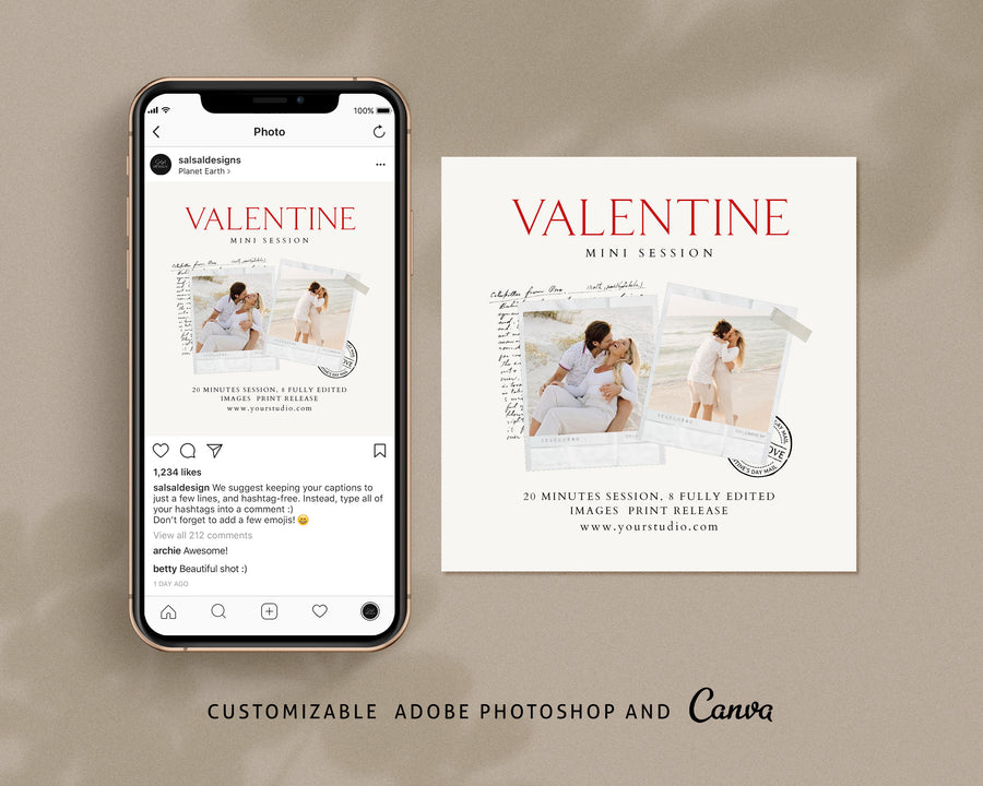 Valentine Minis for Photography Marketing - MINI459