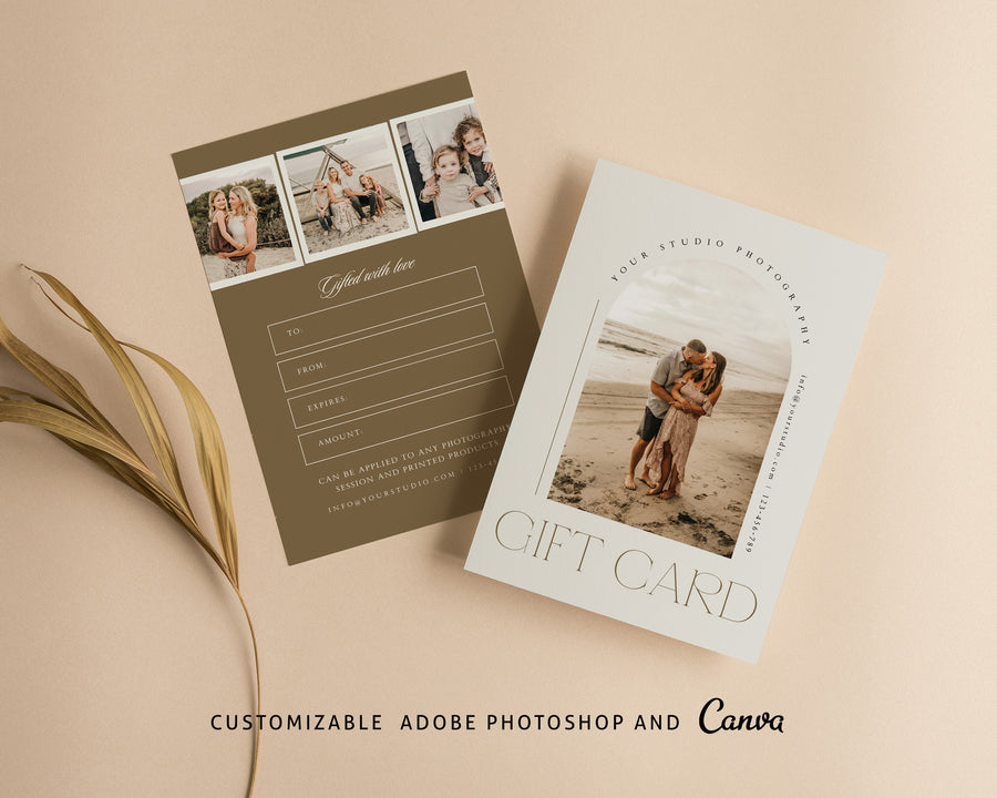 Photography Gift Certificate Card Template - GC117