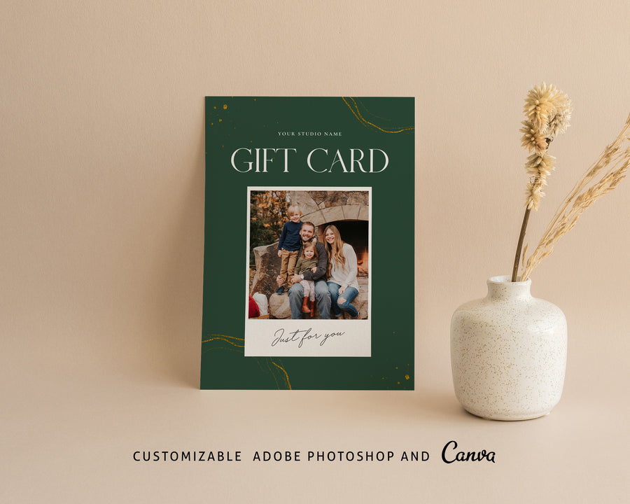 Photography Gift Certificate Card Template - GC124