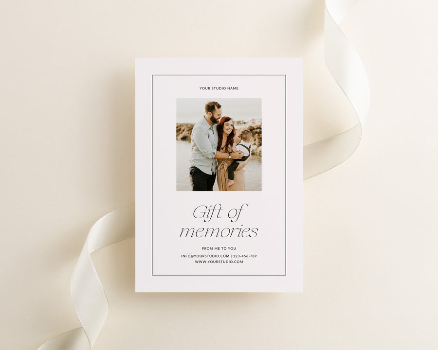 Photography Gift Certificate Template - GC138