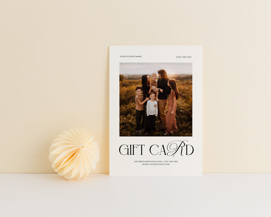 Photography Gift Card - GC131