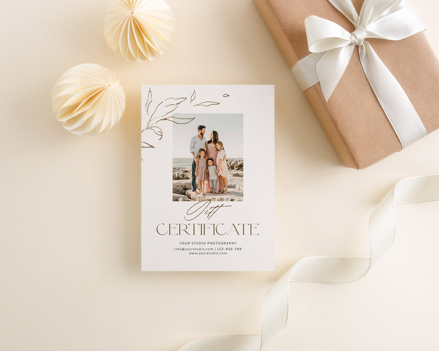 Photography Gift Certificate Template - GC127