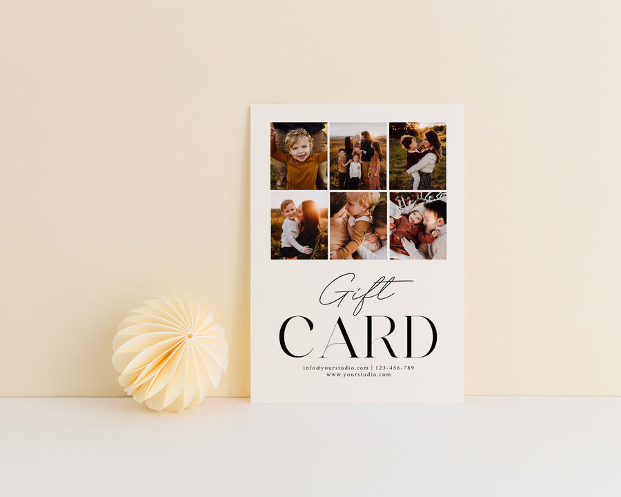 Photography Gift Certificate Template - GC128