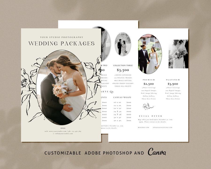 Photography Pricing Guide Template - PG086