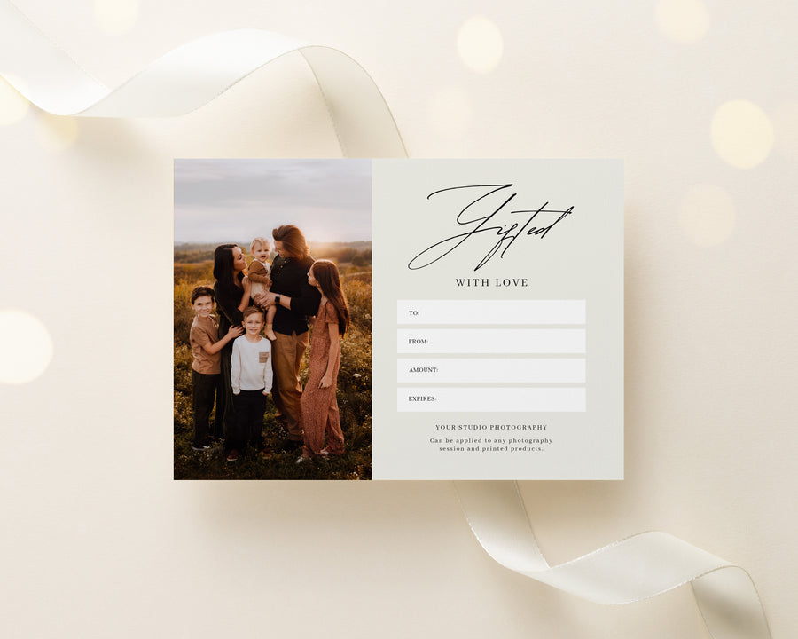 Photography Gift Card - GC136
